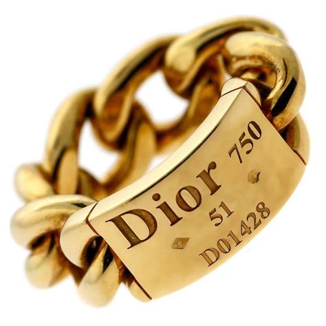 dior ring gold womens|christian Dior rings for sale.